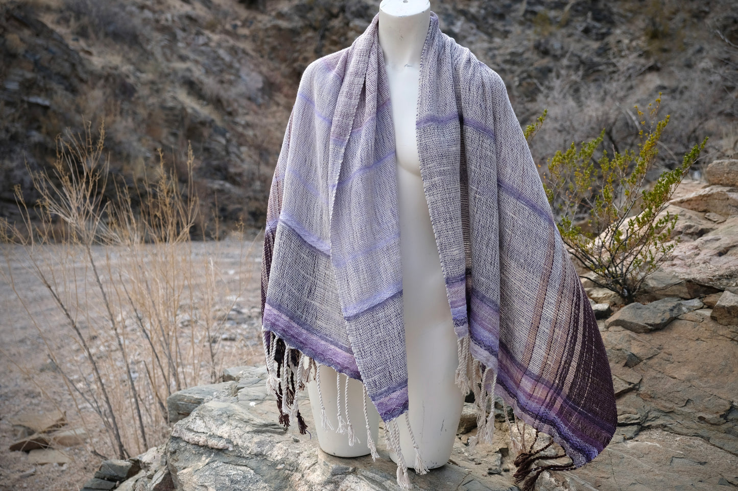 Purple Etherial Scarf