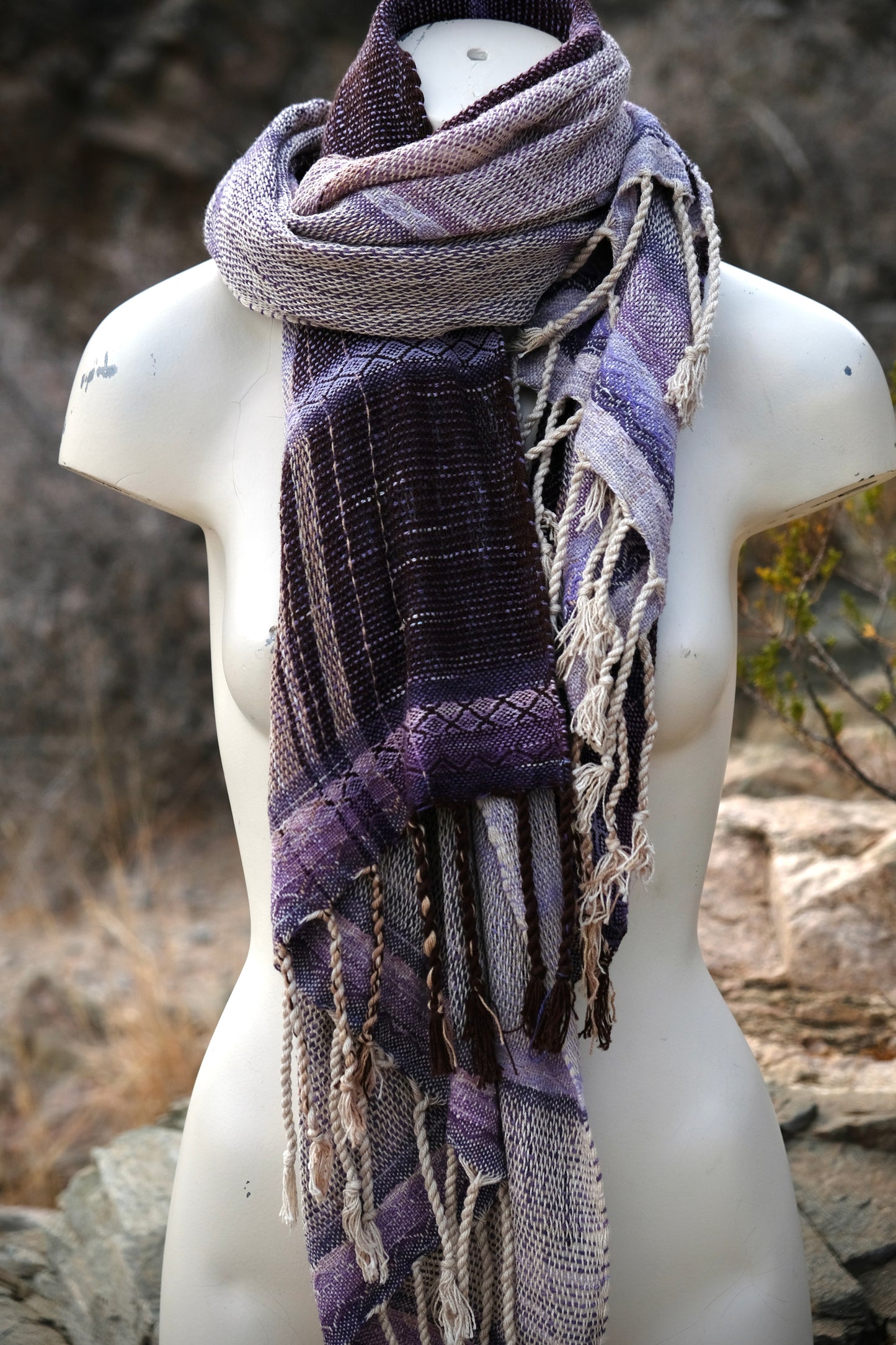 Purple Etherial Scarf