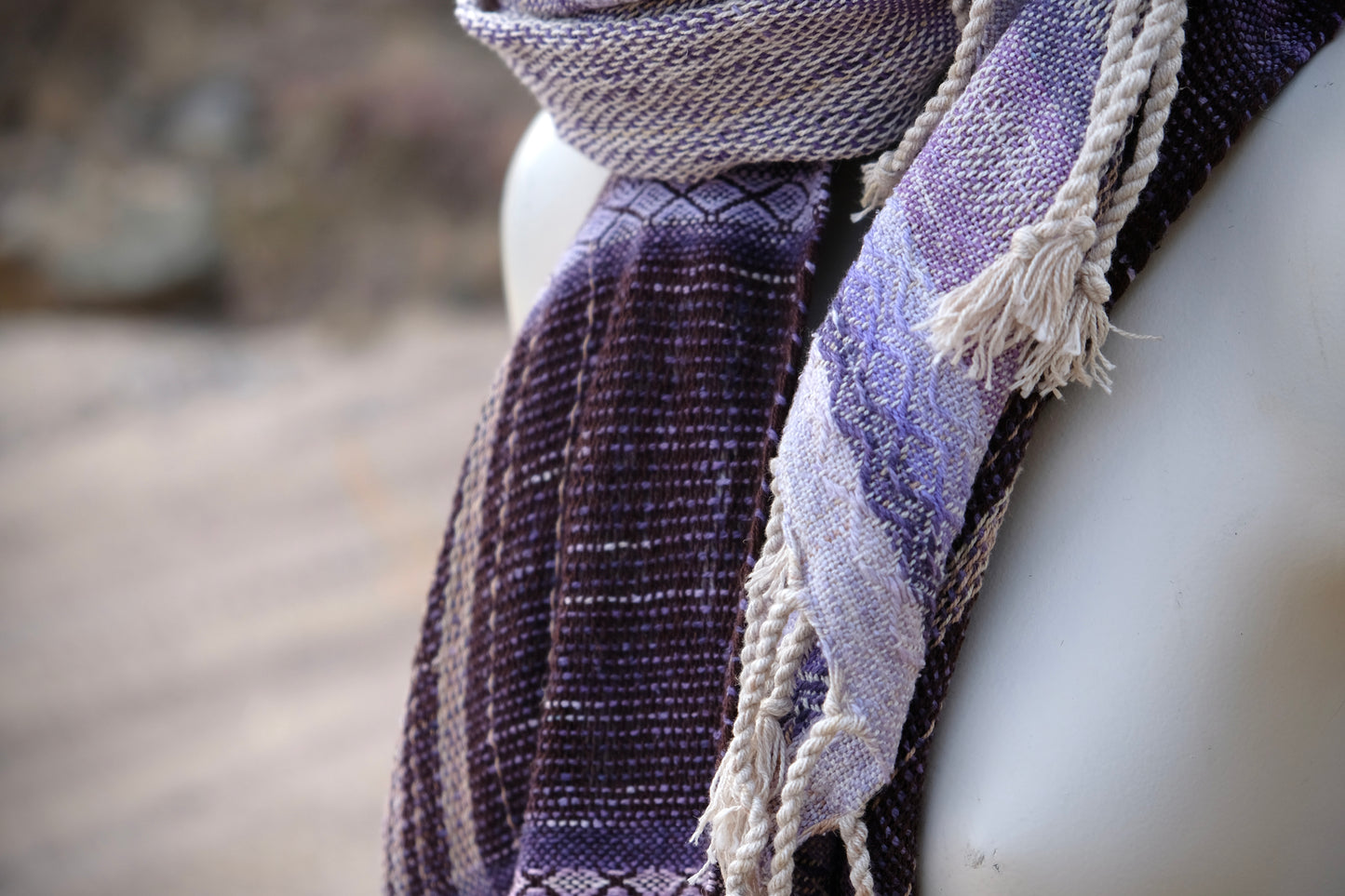 Purple Etherial Scarf