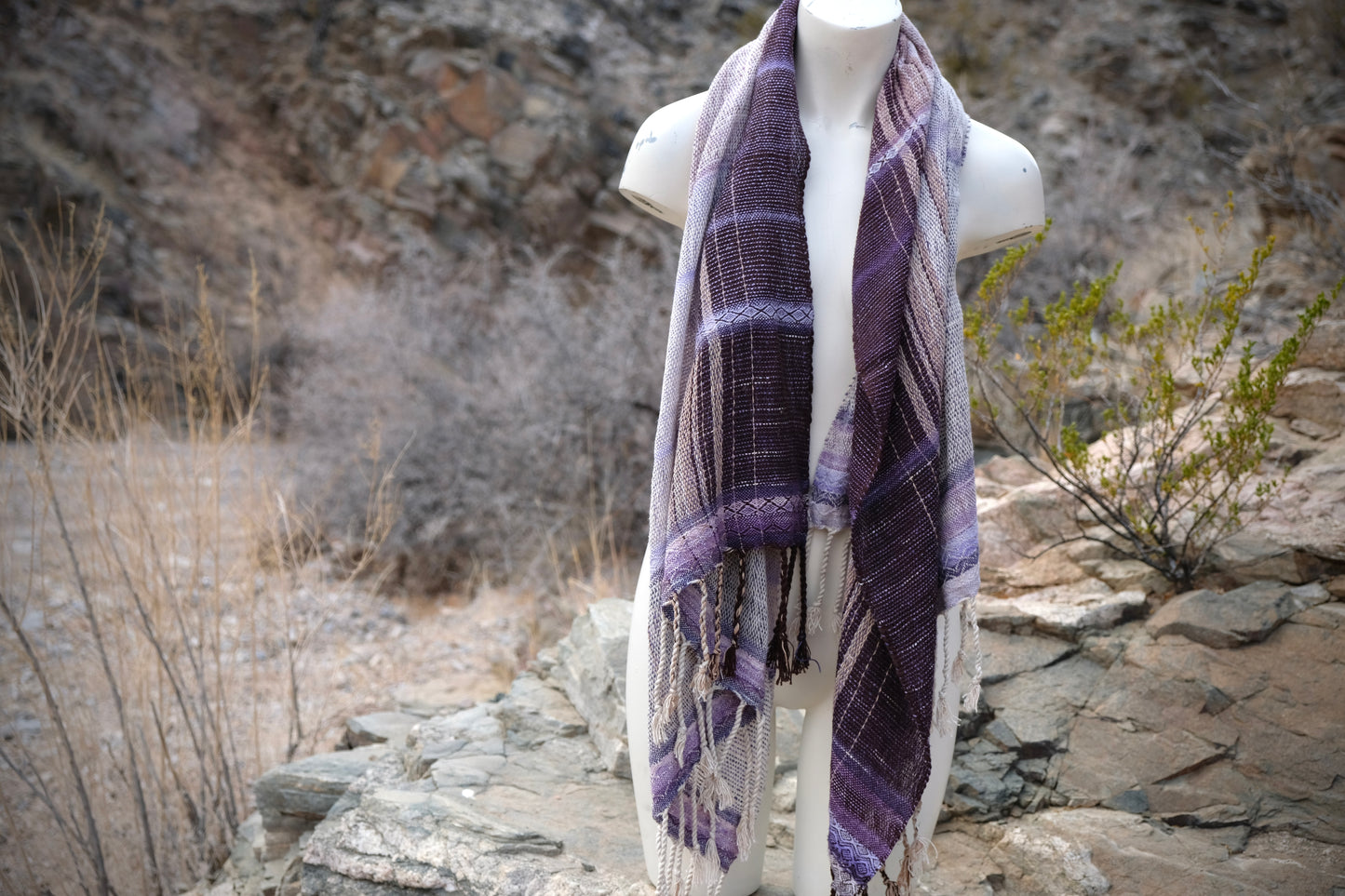 Purple Etherial Scarf