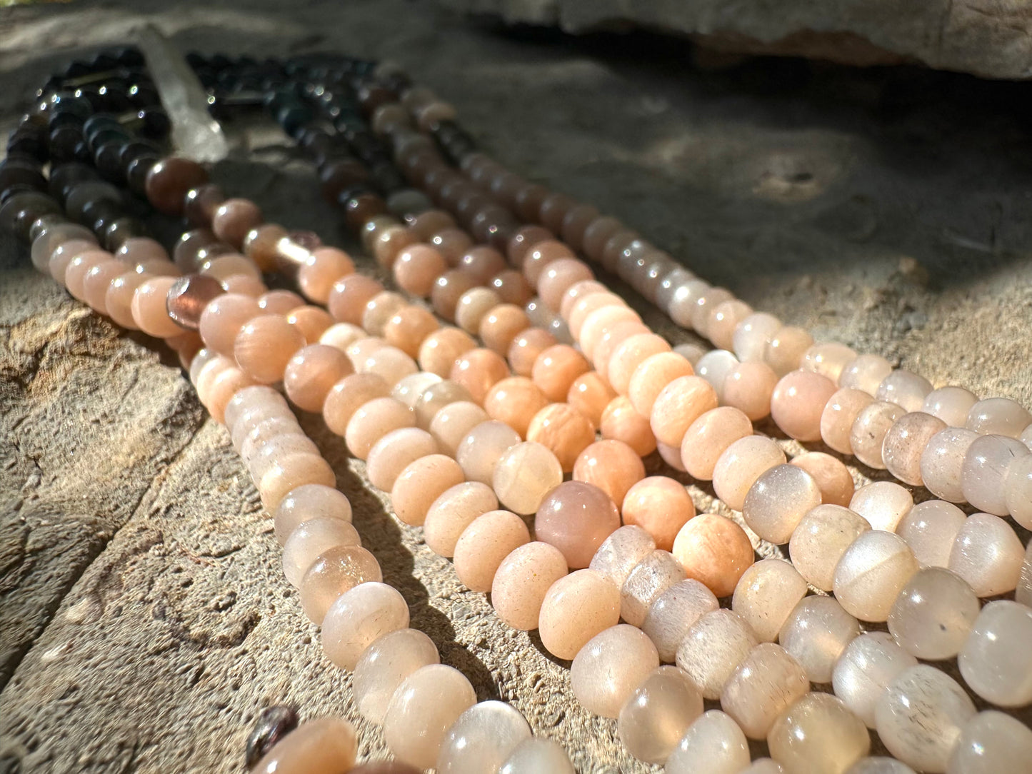 Custom listing for Anne-Marie - Lemurian quartz four strand