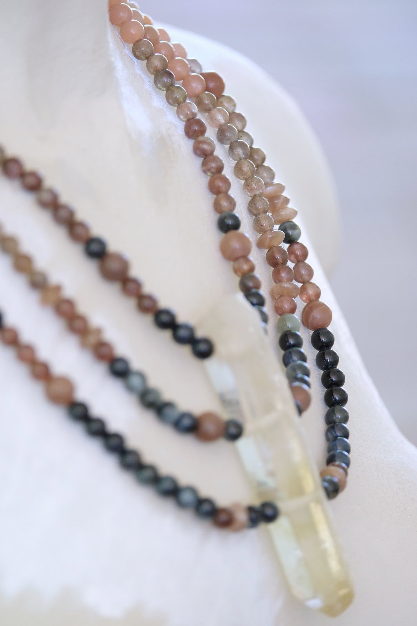 Citrine & Cat Eye Adornment