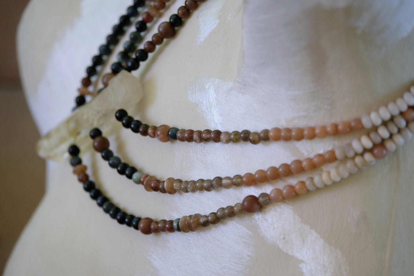 Citrine & Cat Eye Adornment