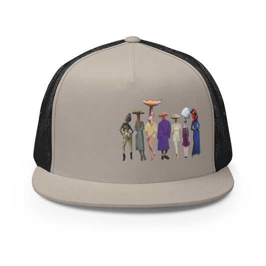 Mushroom Ladies Trucker Cap