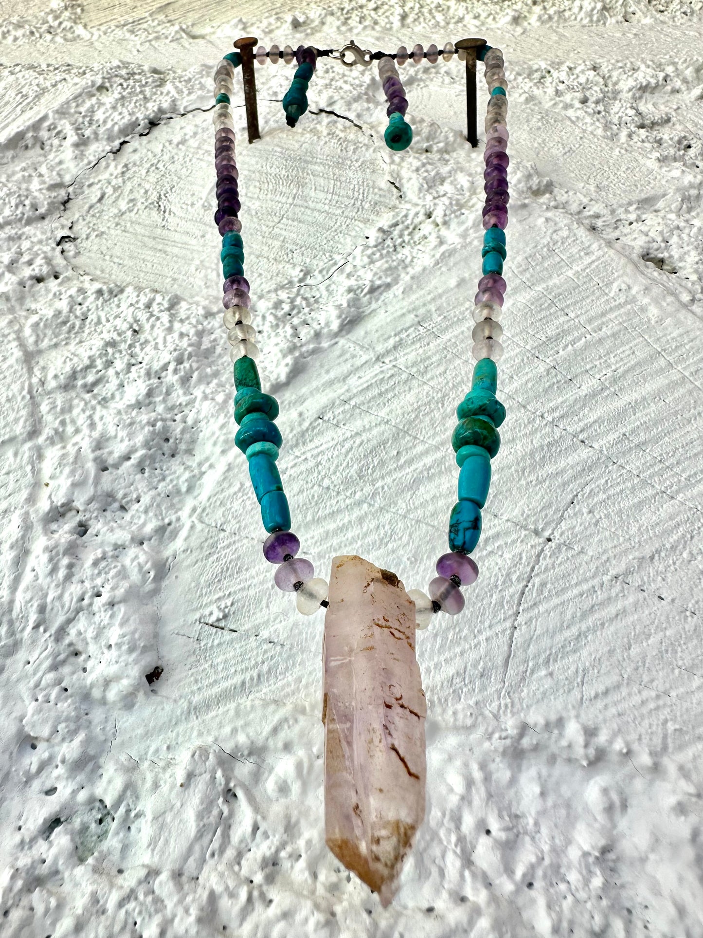 New Mexico Amethyst & Peruvian Chrysocolla