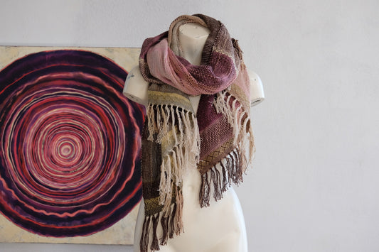 Cochineal Scarf Part : 1