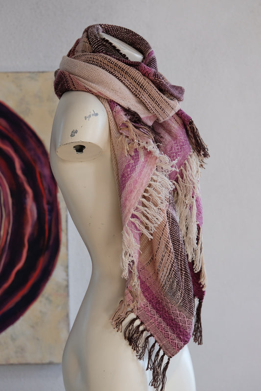 Cochineal Scarf Part : 4