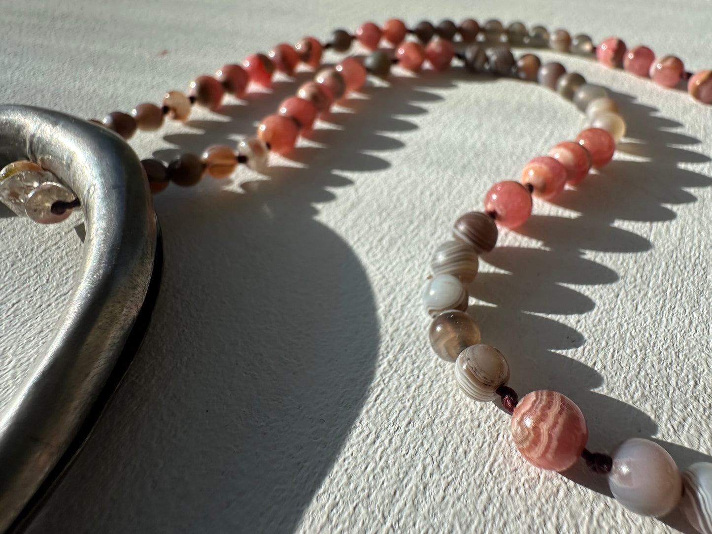 Rhodochrosite Luna Adornment