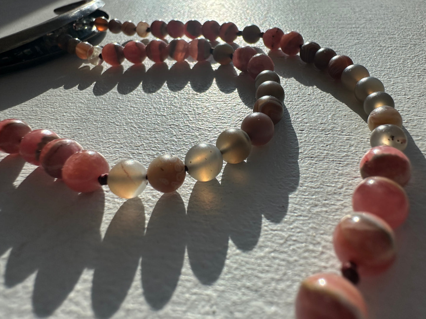 Rhodochrosite Luna Adornment