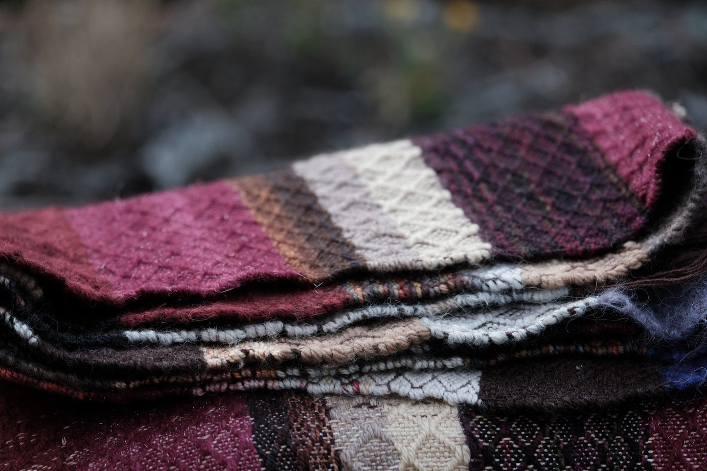 Woolen Blanket - Comfort in Darkness