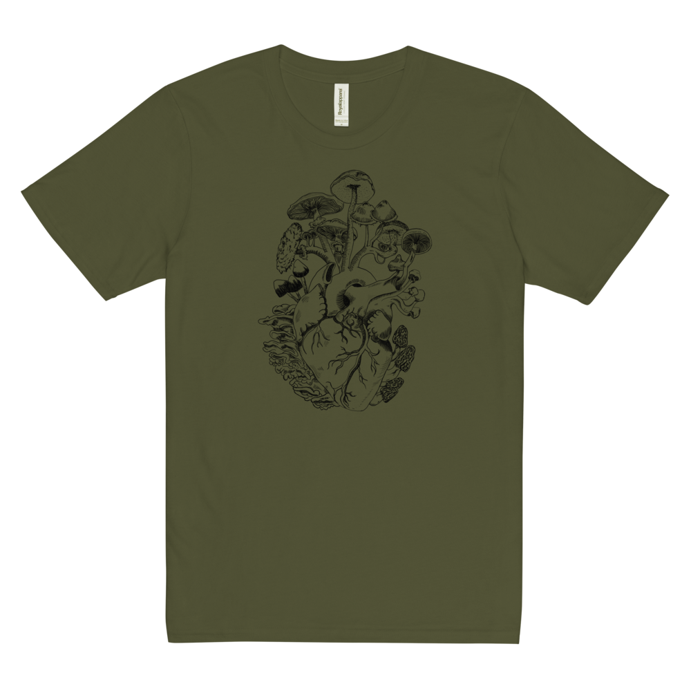 Fruiting Heart hemp t-shirt